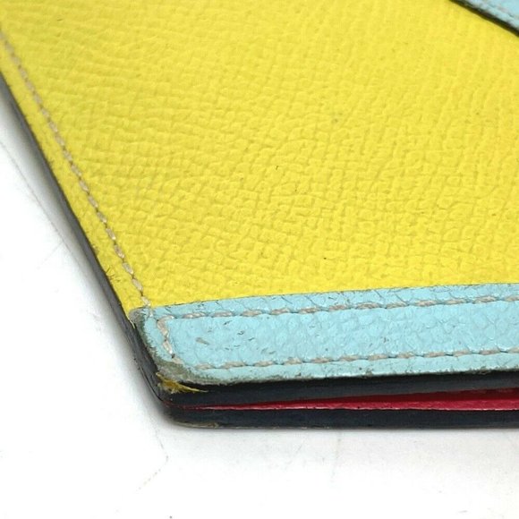 AUTHENTIC HERMES Horse Camaiueu Key ring charm Bag Charm Key Holder Epsom - Picture 5 of 8